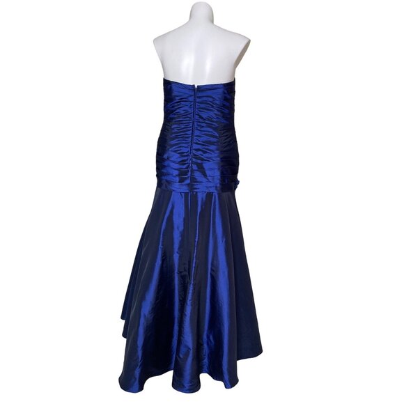 Cameron Blake by Mon Cheri NWT Taffeta Jacket Dress, Sapphire Blue Women's 14 - Picture 12 of 16